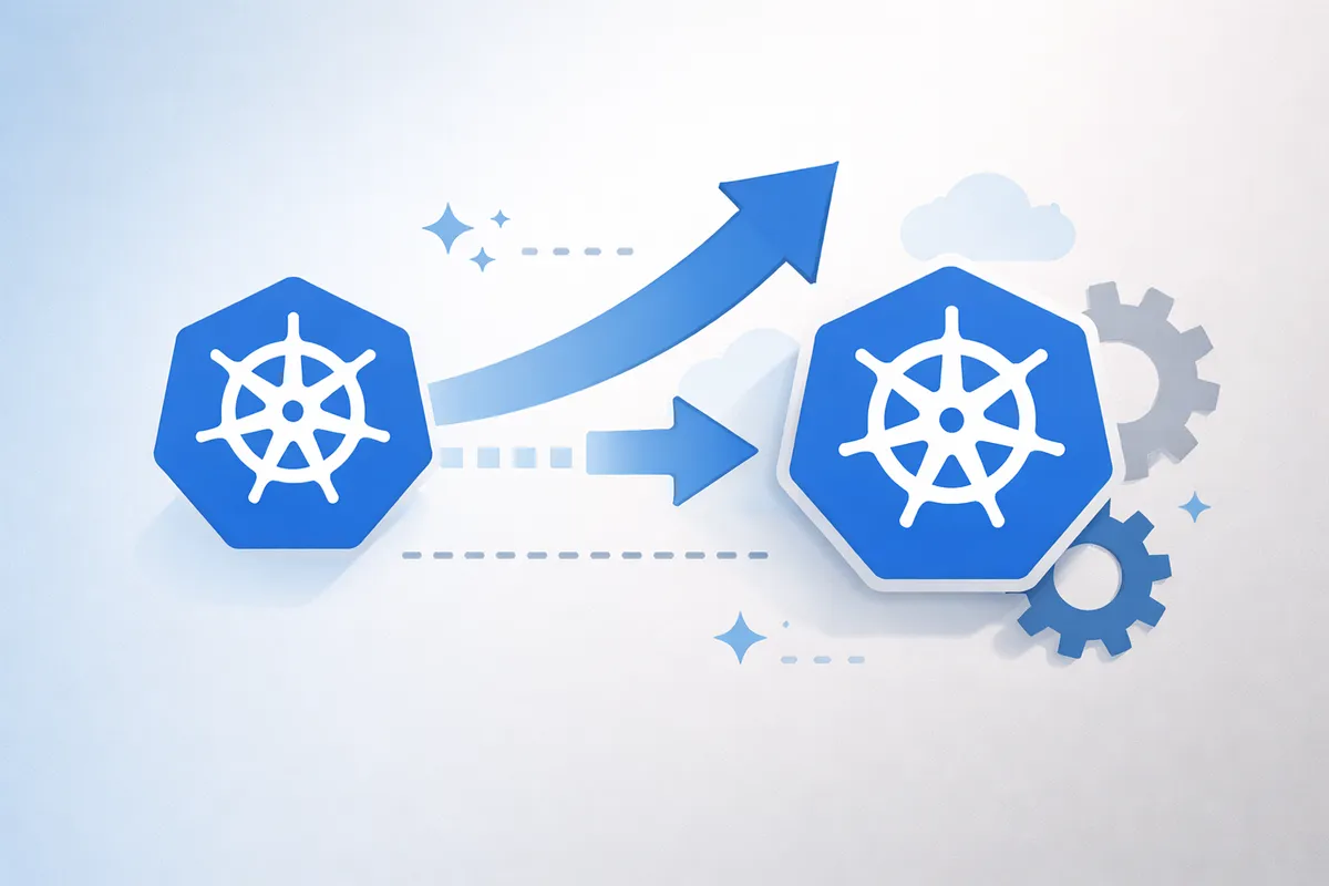 EKS cluster version upgrade flow